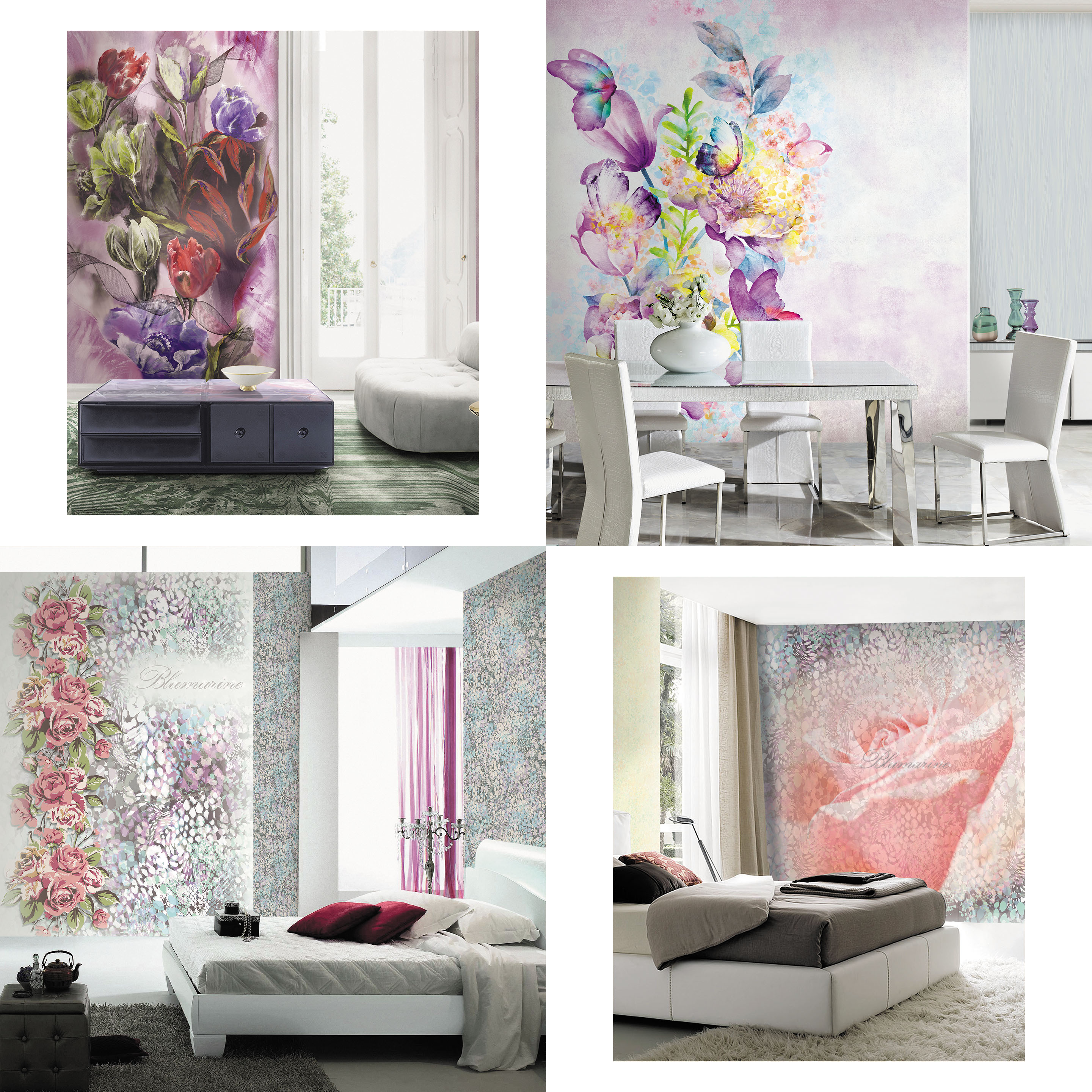 Funds Repulsion chorus Decorative and floral wallpapers | Blumarine World