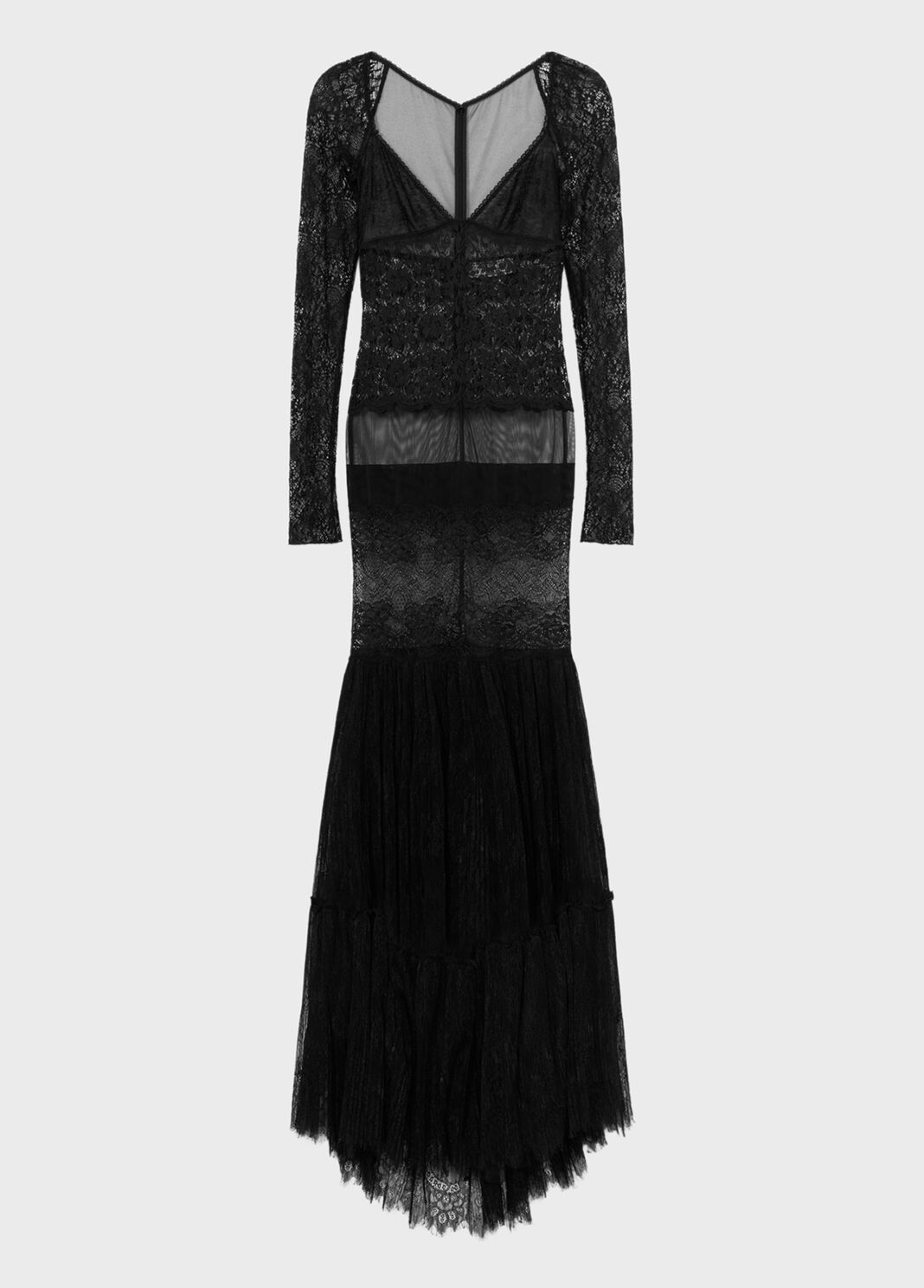 Robe longue en dentelle et tulle  Blumarine - large image number 4