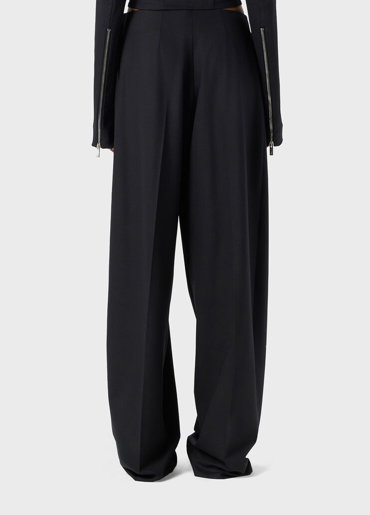 Wide leg wool twill pants  Blumarine - large image number 1