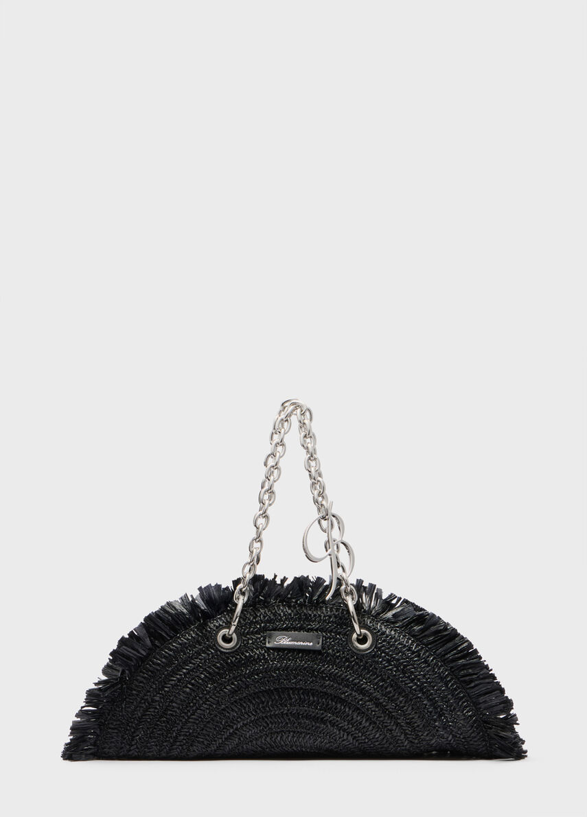 Raffia shoulder bag - Blumarine