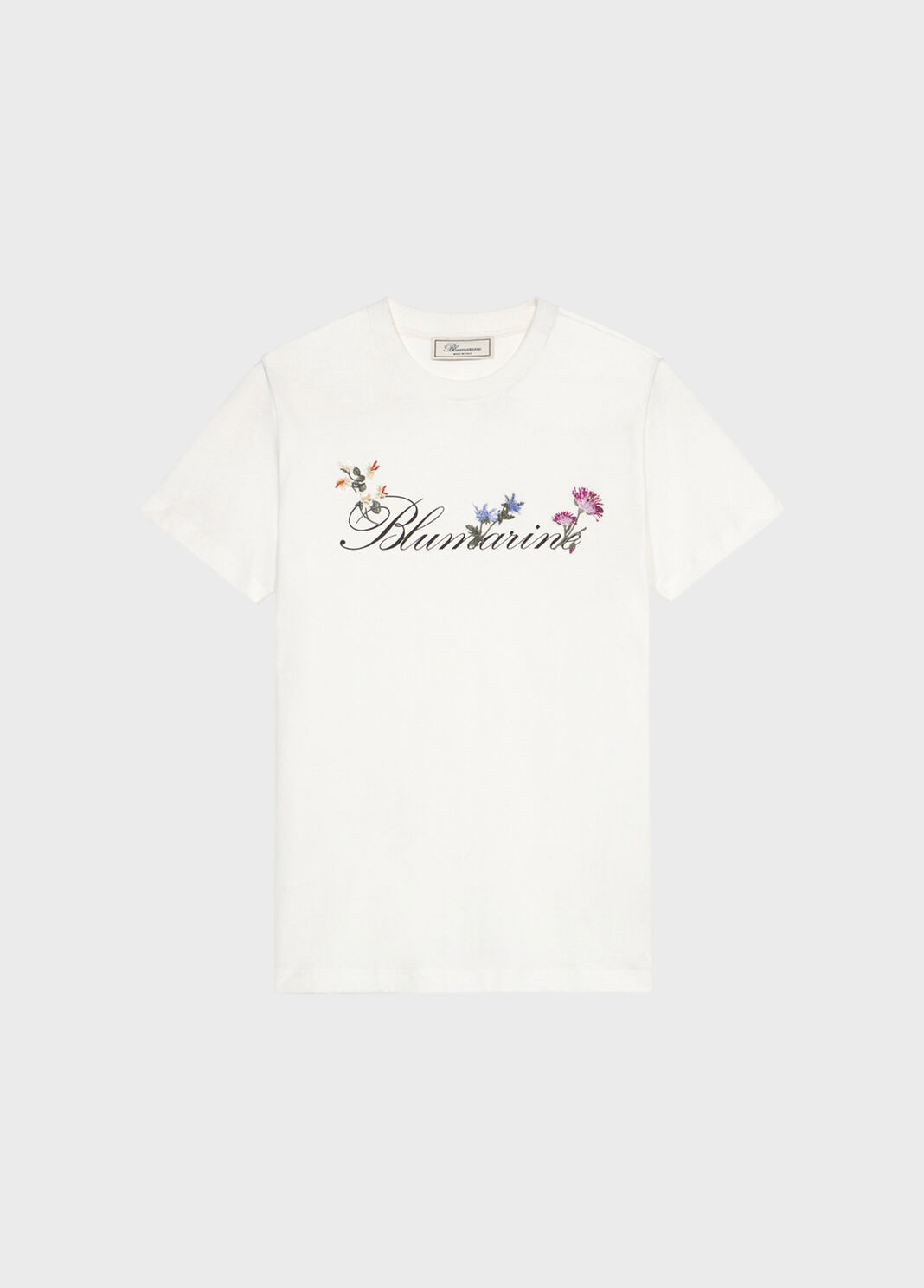 T-shirt with embroidery and logo print  Blumarine - large image number 4