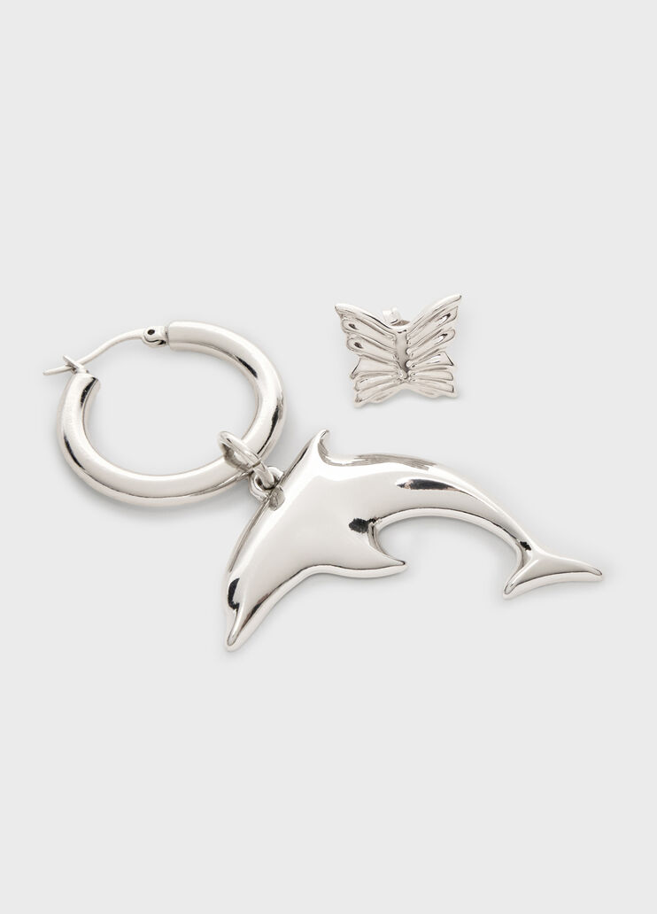 Metal earrings for pierced ears with dolphin pendant  Blumarine - large image number 3