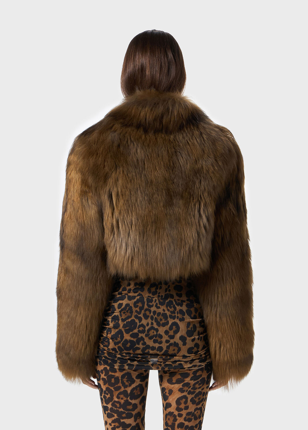 Short fur coat in cashmere goat hair  Blumarine - large image number 1
