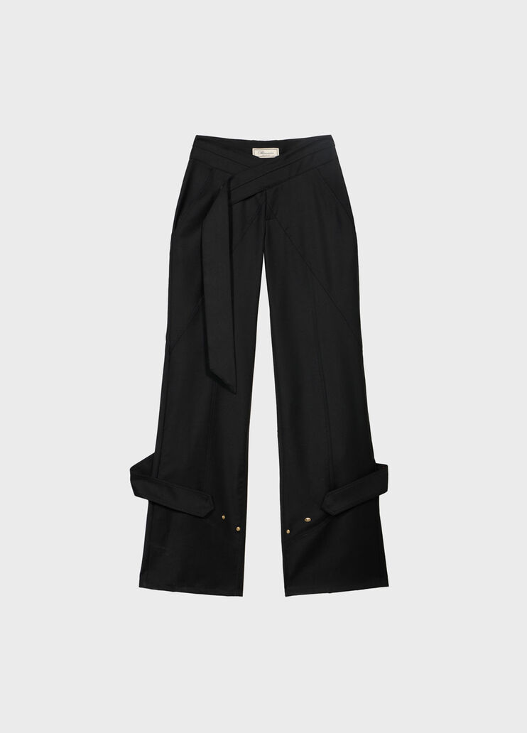 Pantalon &agrave; jambe large avec d&eacute;tails cargo  Blumarine - medium