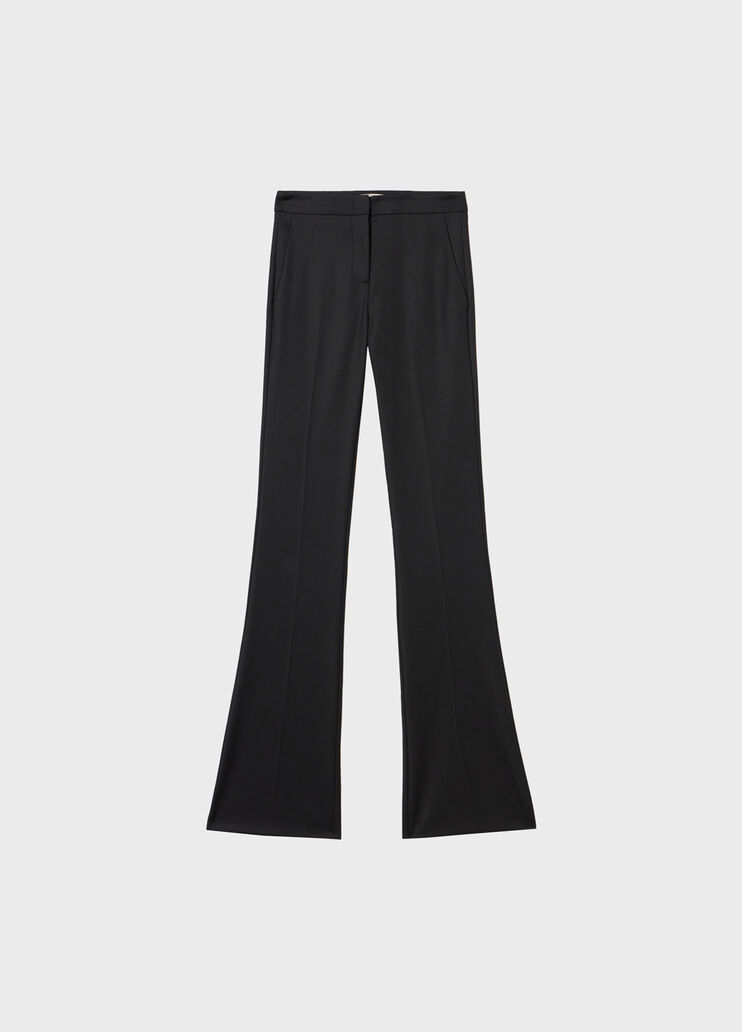 Diagonal-weave wool pipe trousers  Blumarine - medium