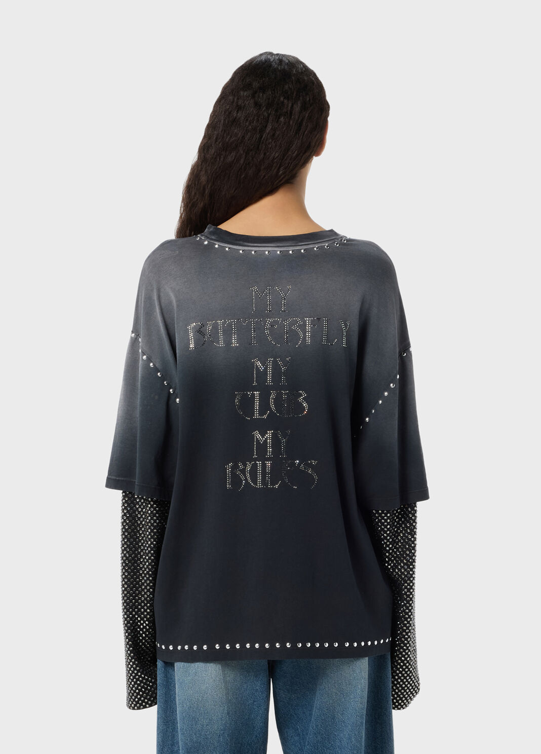 Studded and Embroidered T-shirt  Blumarine - large image number 1