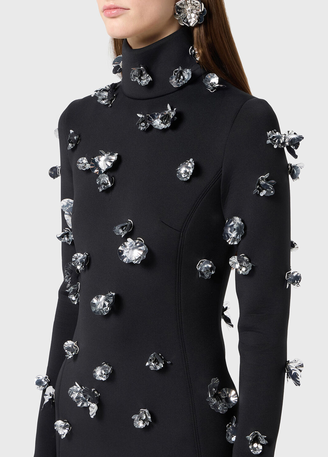 Abito corto in neoprene con ricamo  Blumarine - large image number 2