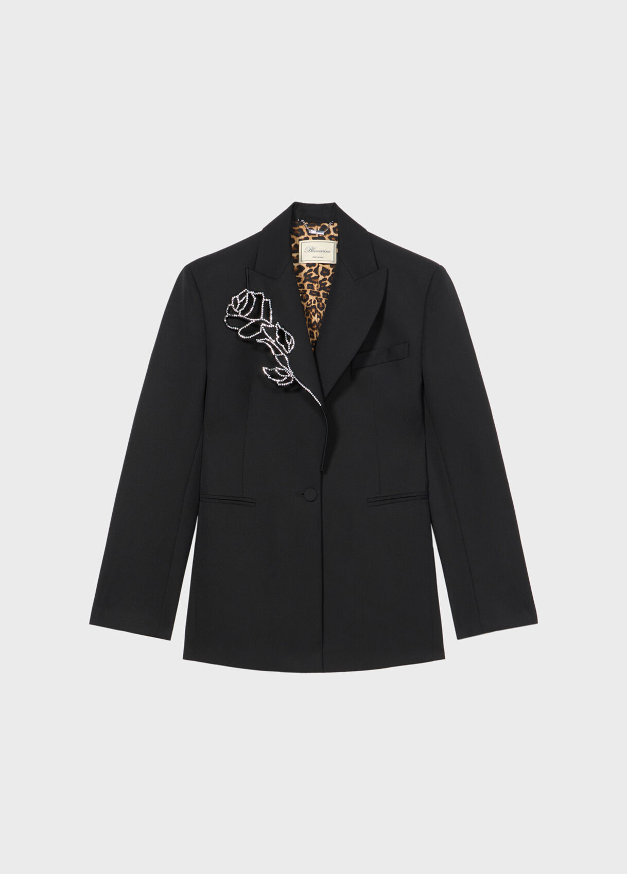 未使用　ARTISAN embroidery wool jacket black Zara ZW COLLECTION EMBROIDERED JACKET