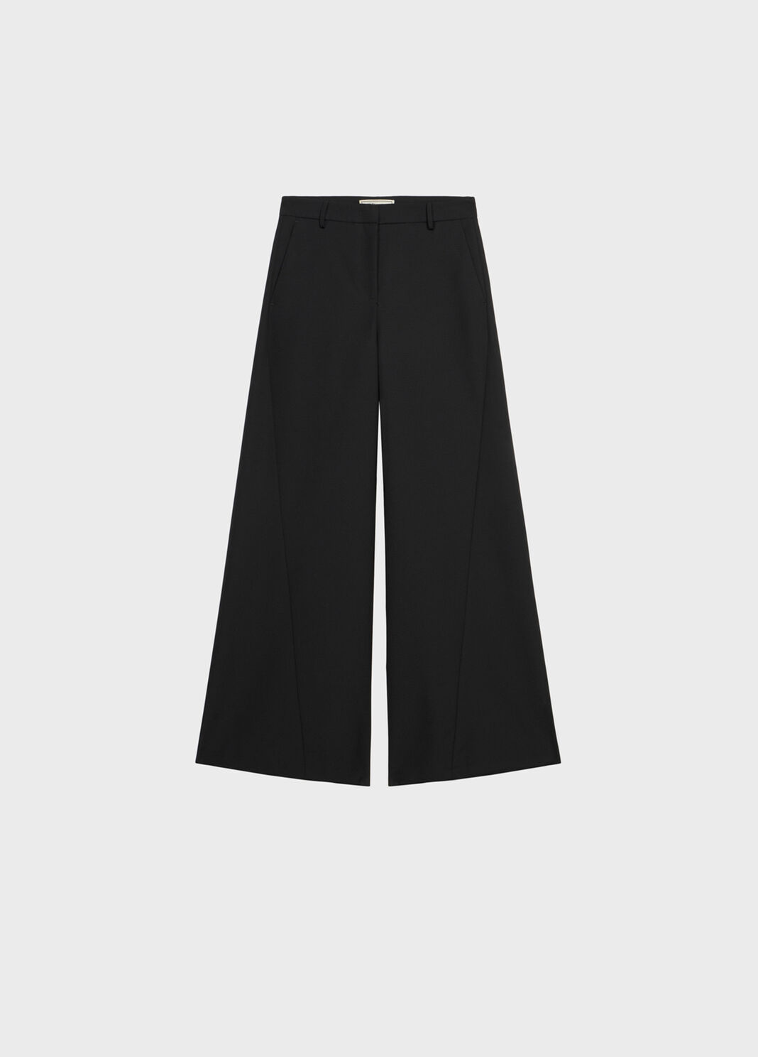 Superwide-leg pants in grain de poudre wool  Blumarine - large image number 4