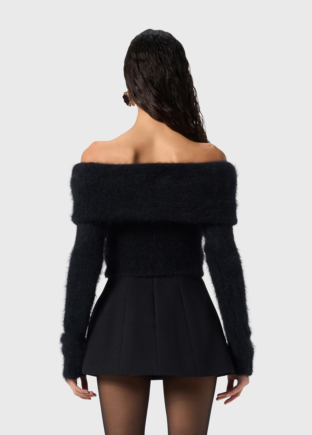 Pull en angora avec fleur en m&eacute;tal  Blumarine - large image number 1