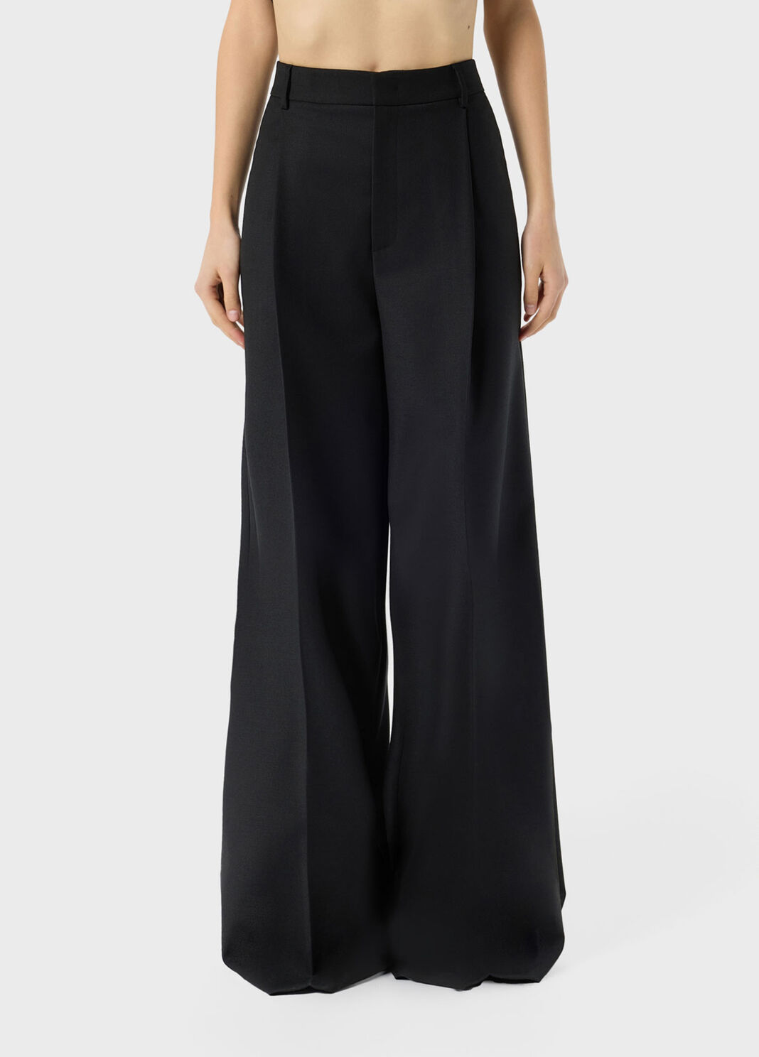 Palazzo trousers with pleats  Blumarine - large image number 0