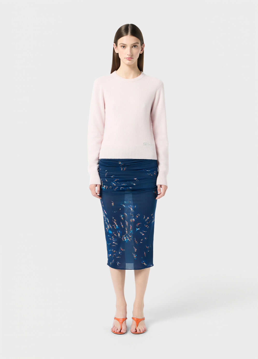 Maglia in cashmere con ricamo in strass  Blumarine - large image number 3