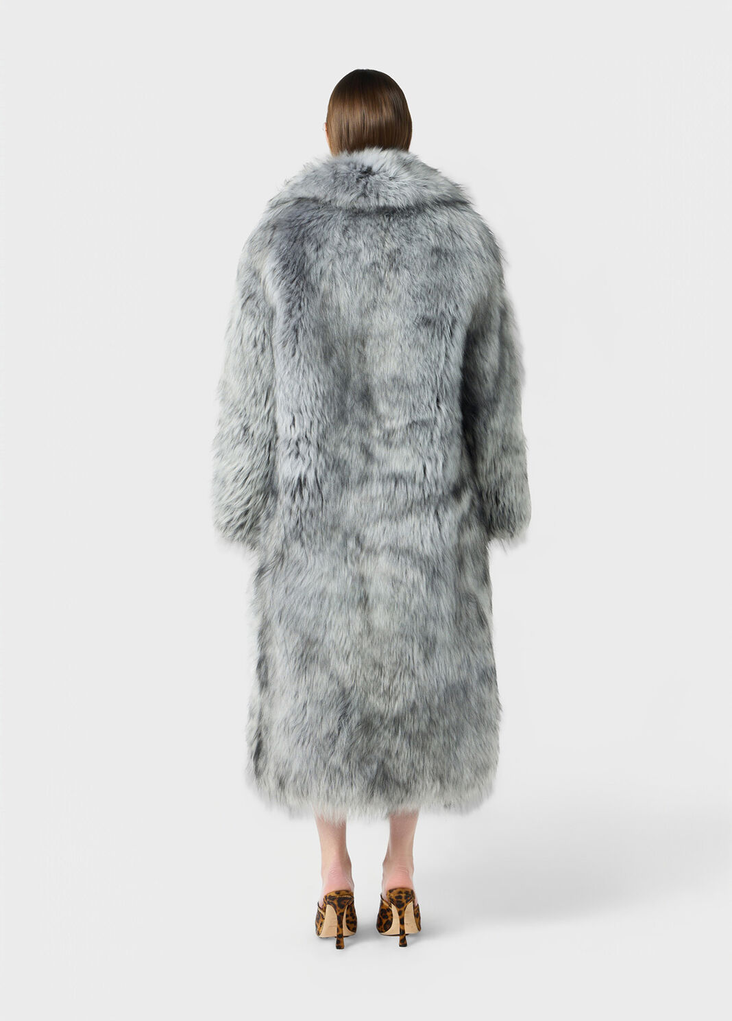 Long fur coat in cashmere goat hair  Blumarine - large image number 1