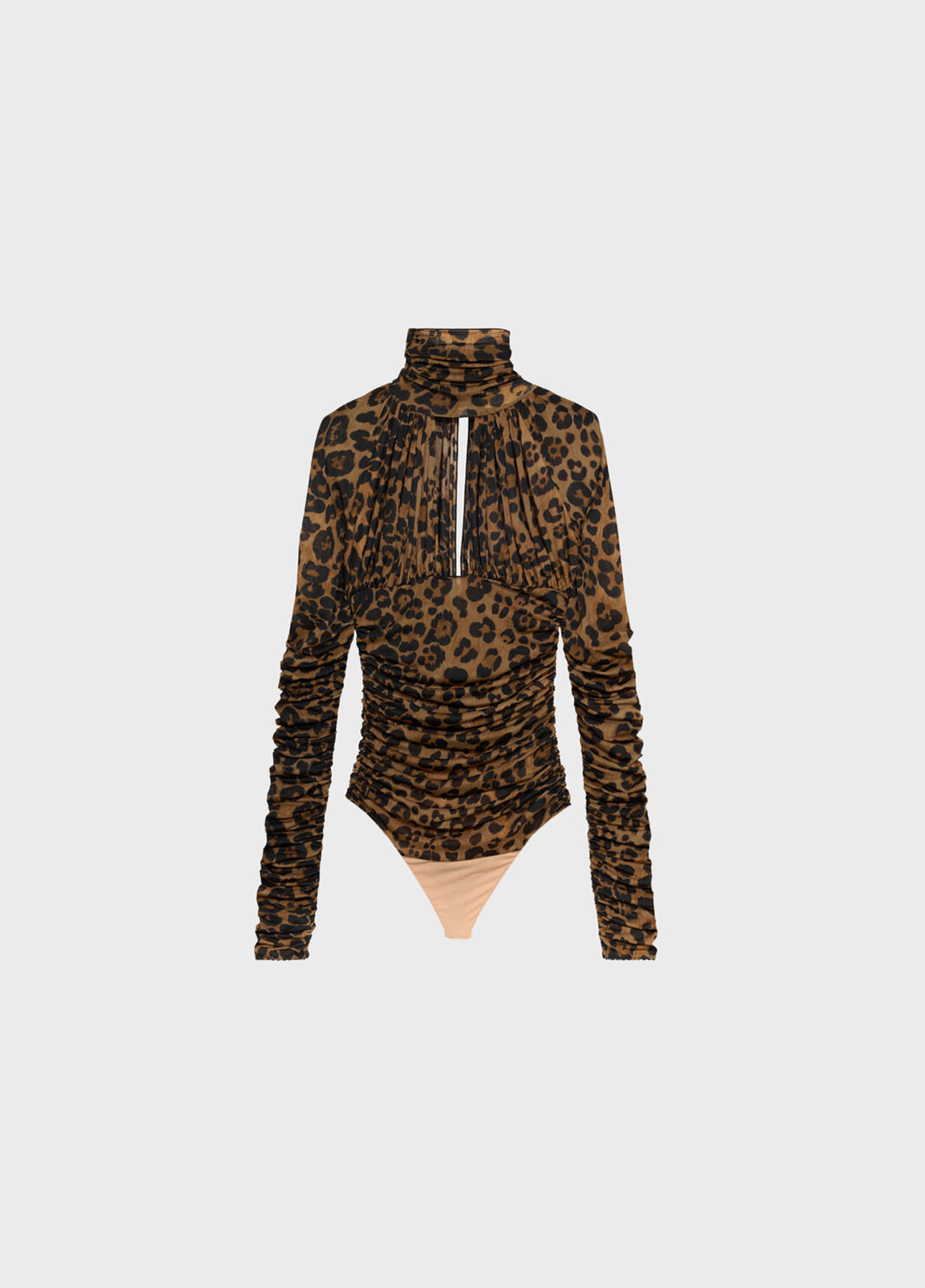 Animal-print jersey bodysuit with cut-out  Blumarine - large image number 4