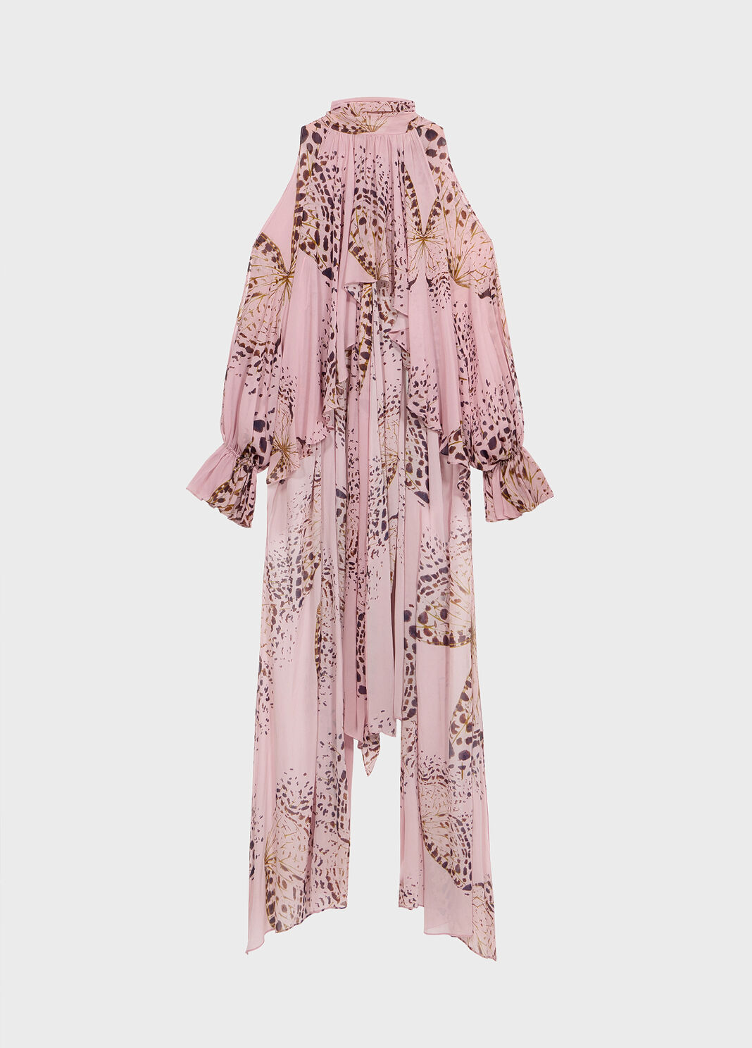 Asymmetric printed georgette blouse  Blumarine - large image number 4