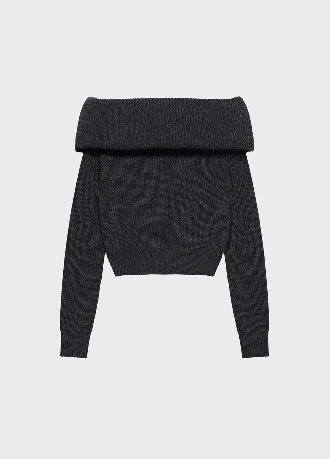 Off-the-shoulder ribbed wool sweater  Blumarine - large image number 5