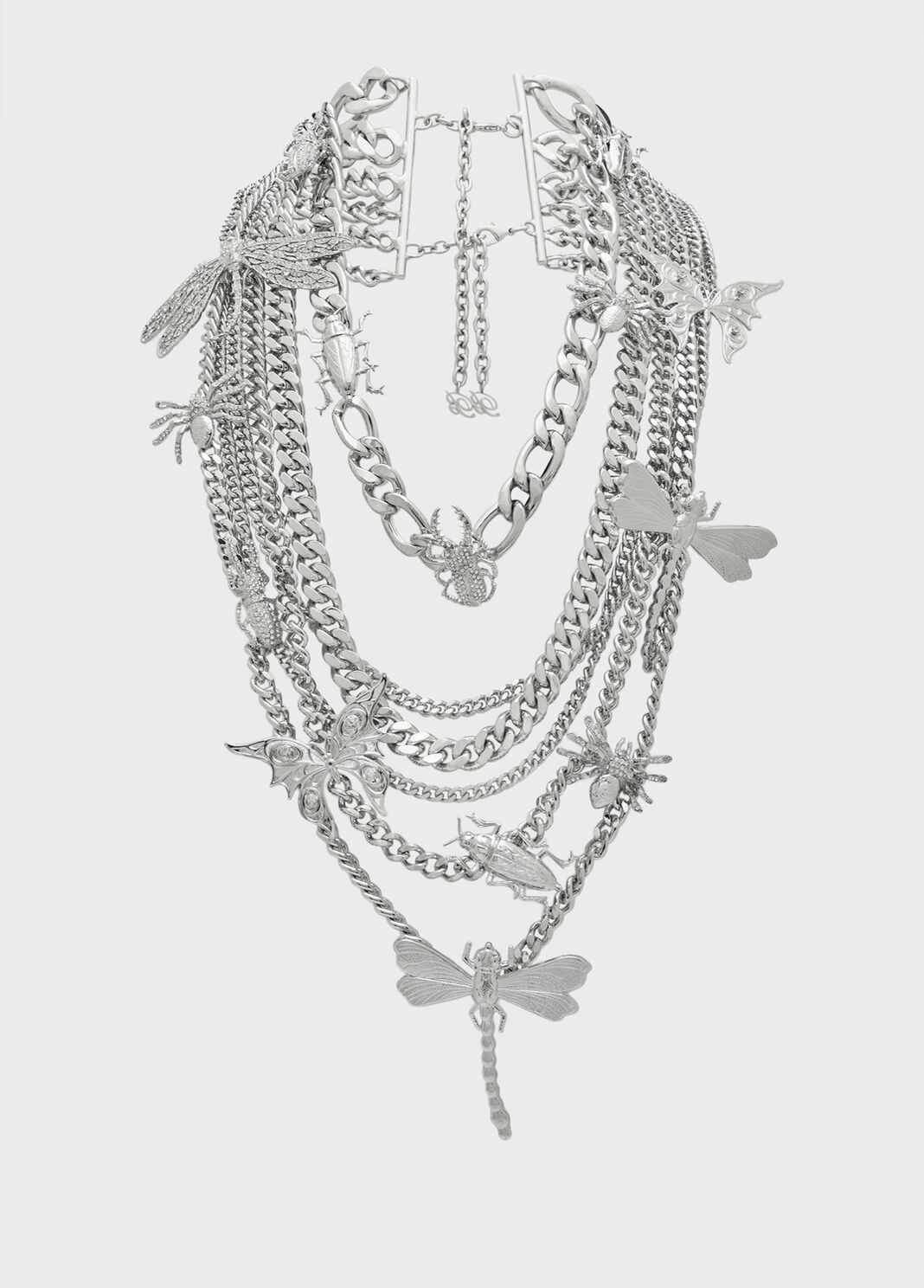 Multichain necklace with butterflies and insects  Blumarine - large image number 1