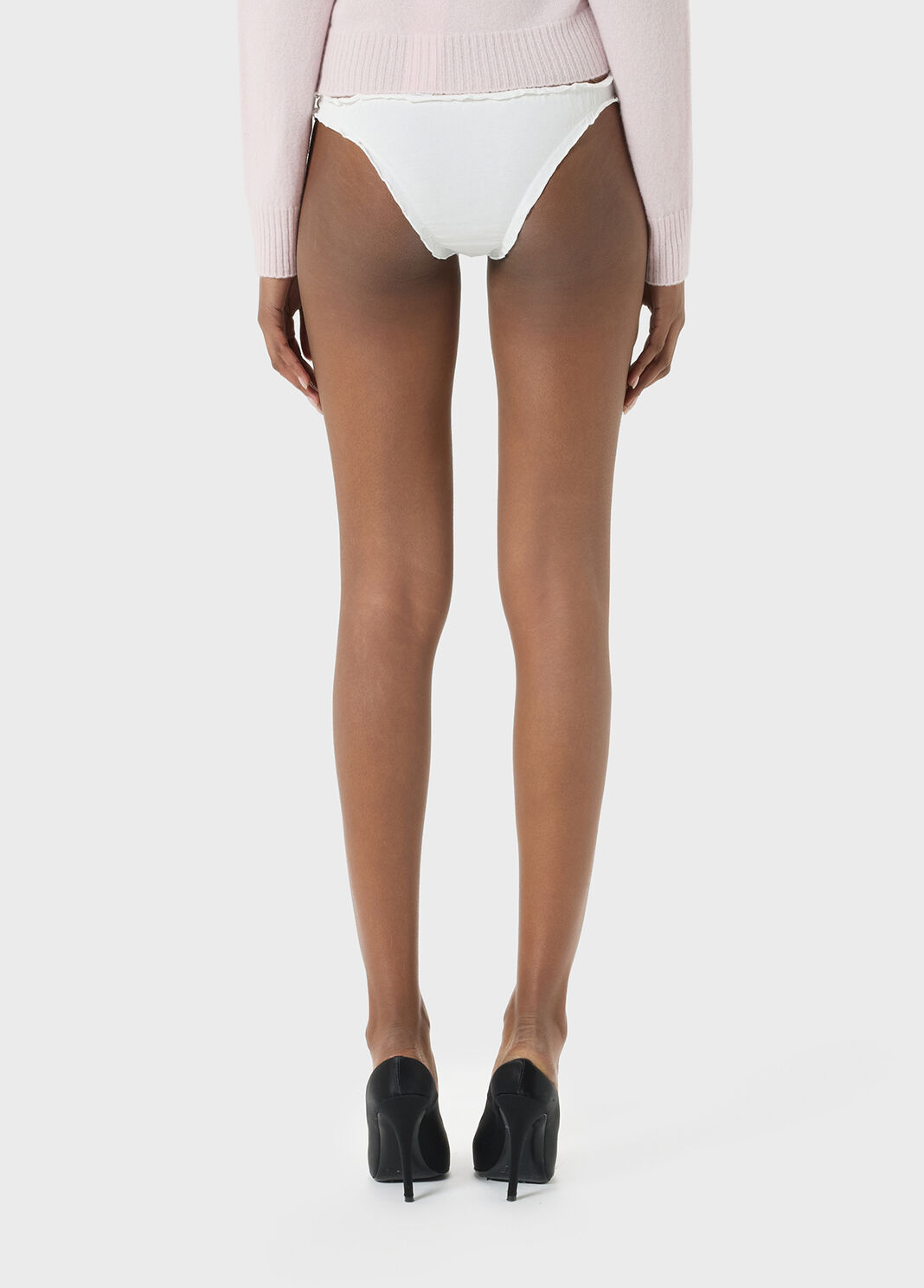 Jersey briefs with dolphin print and ruffles  Blumarine - large image number 1