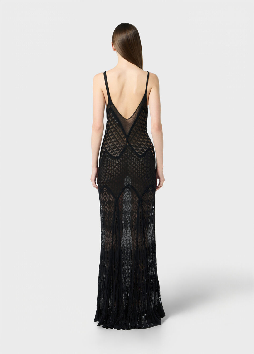 Long textured cotton dress  Blumarine - large image number 1