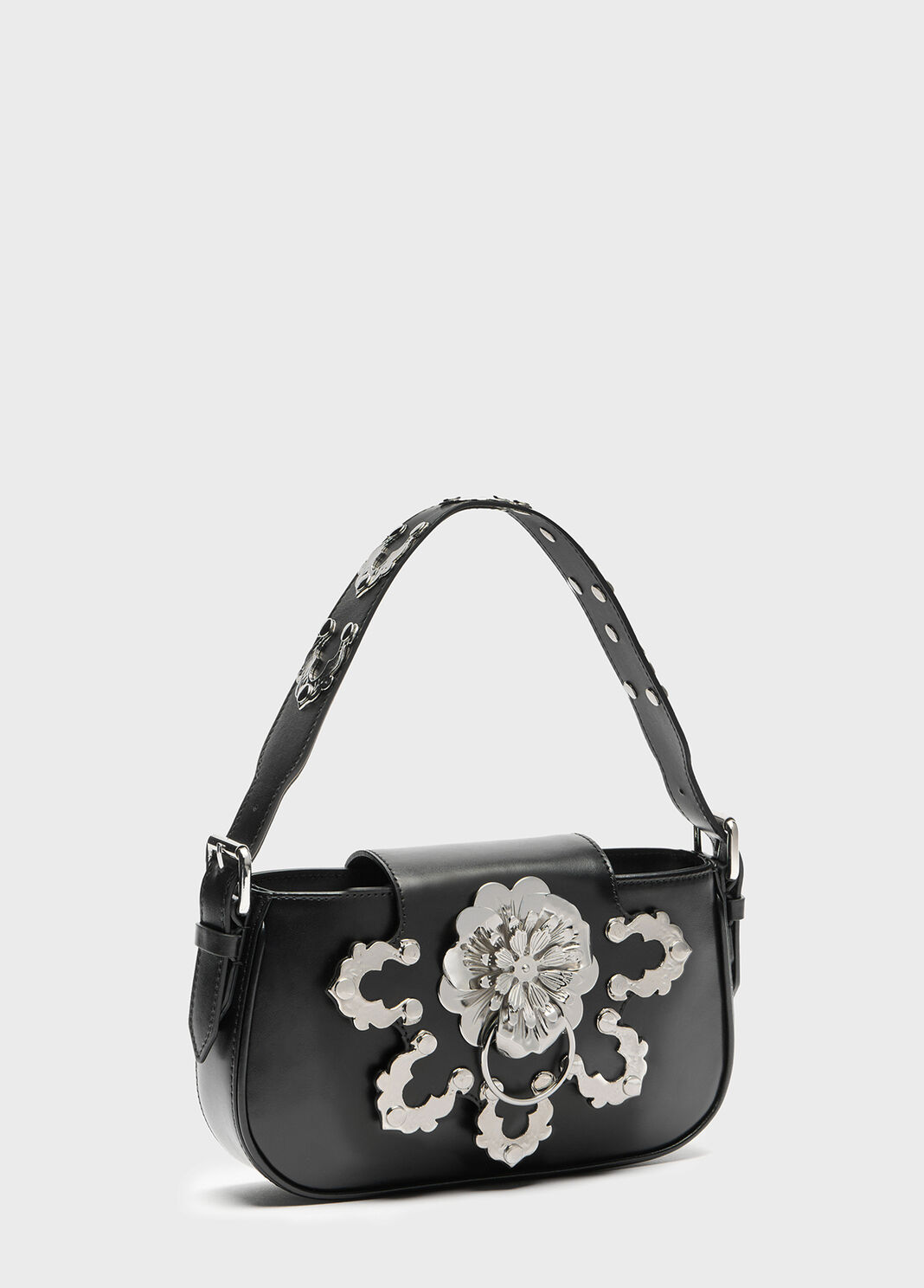 Medium leather toy bag with metal details  Blumarine - large image number 3