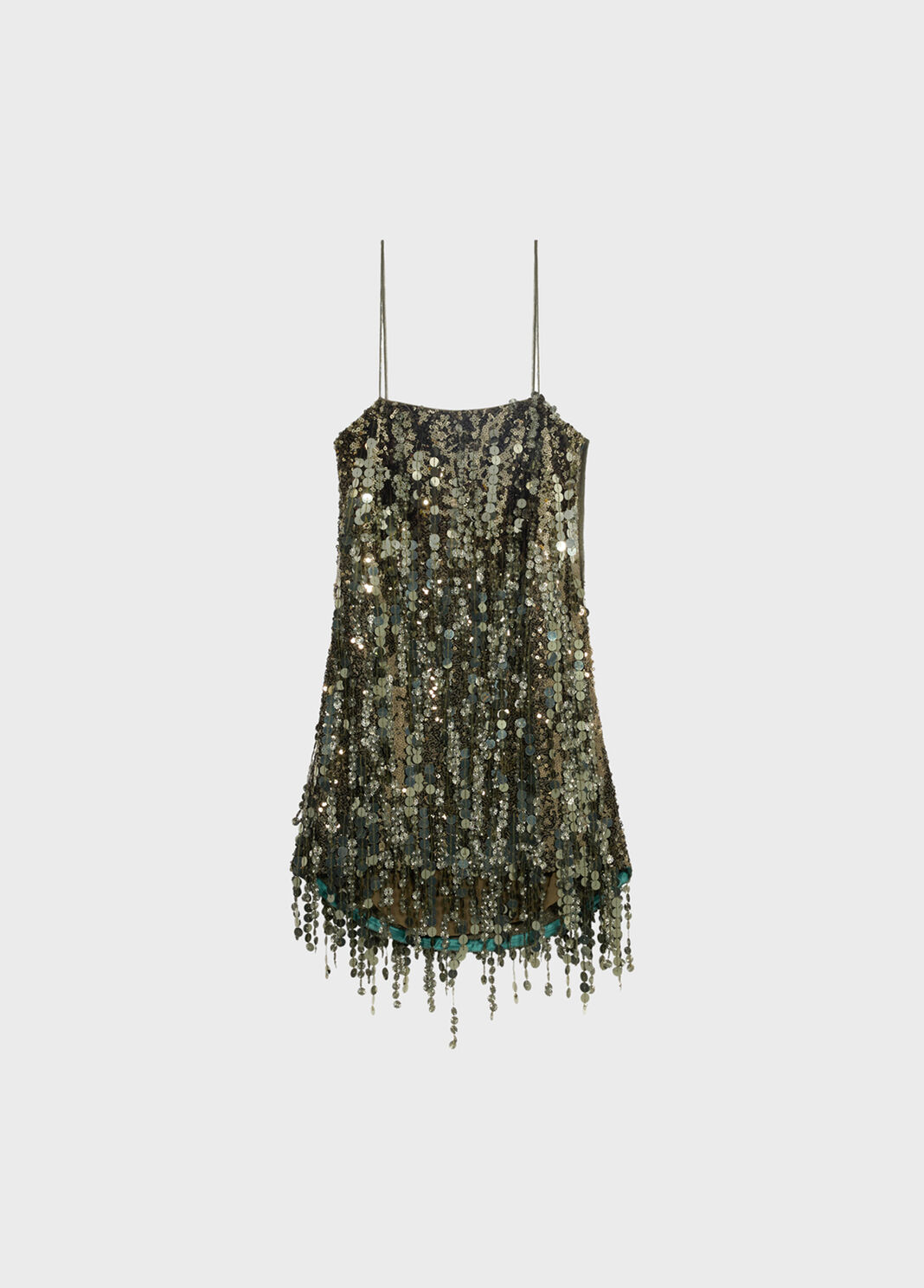 Dress with sequin, flower and bugle bead embroidery  Blumarine - large image number 4