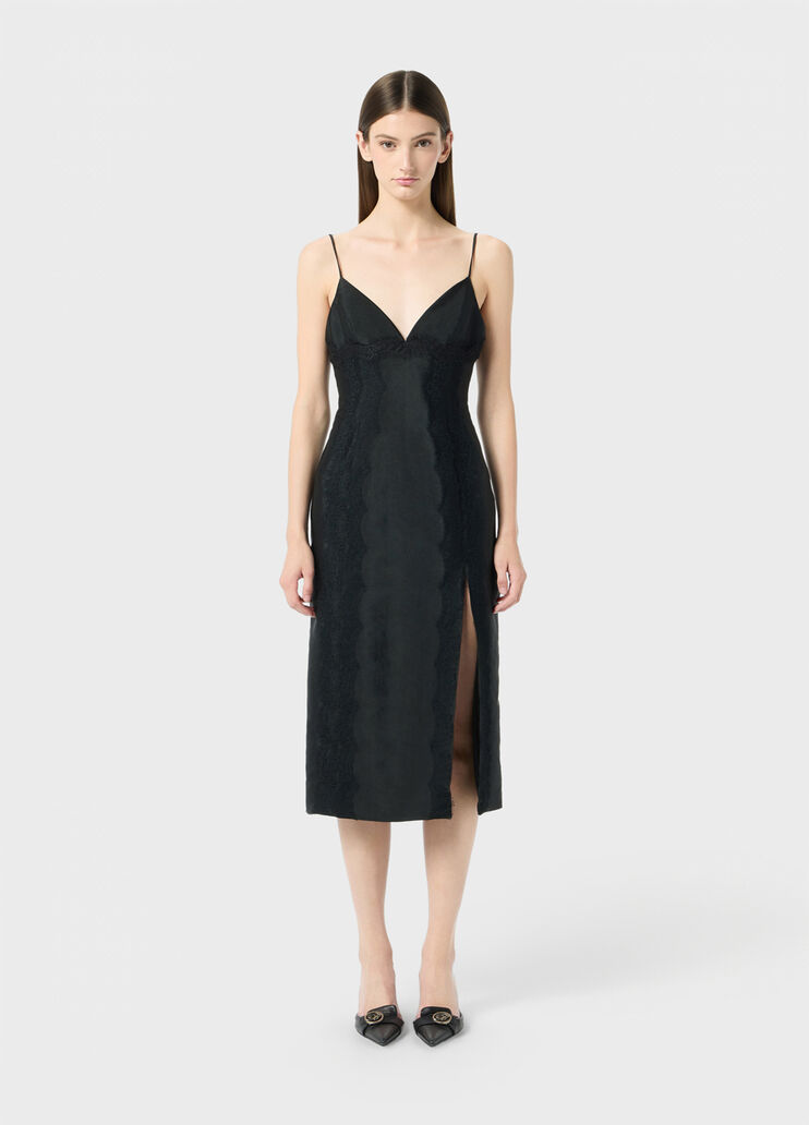 Pencil dress with lace and slit  Blumarine - medium