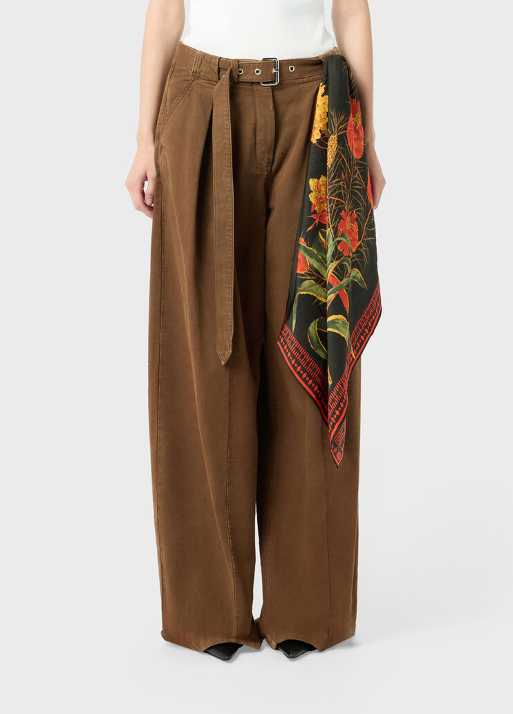 Tuch aus Viskose-Twill mit Logoprint  Blumarine - medium