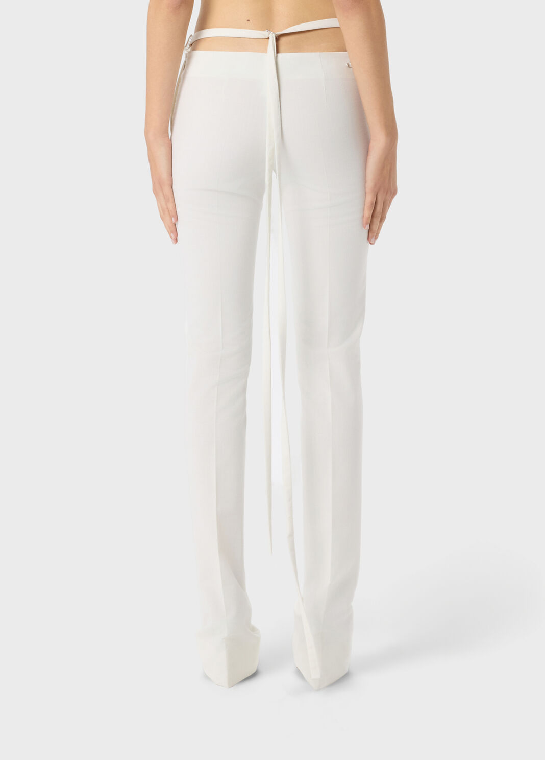 Slim-fit trousers in compact fabric  Blumarine - large image number 1