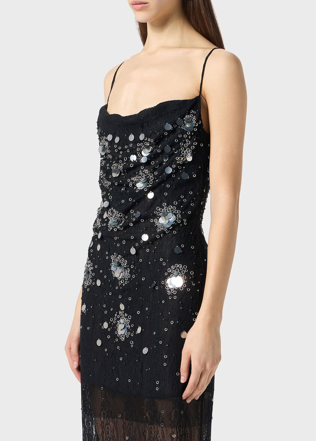 Long dress in lace with embroidery  Blumarine - large image number 2