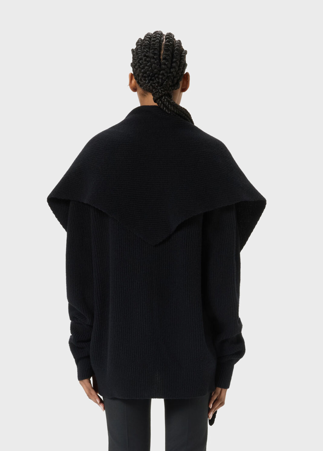 Wool cardigan with cape detail  Blumarine - large image number 1