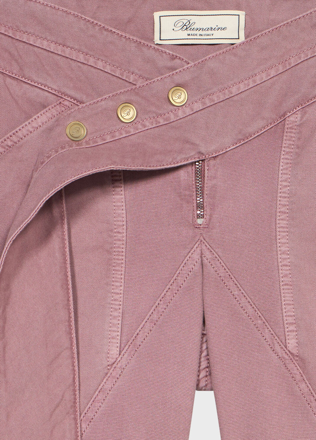 Pantal&oacute;n cargo con faj&iacute;n y aplicaciones  Blumarine - large image number 6