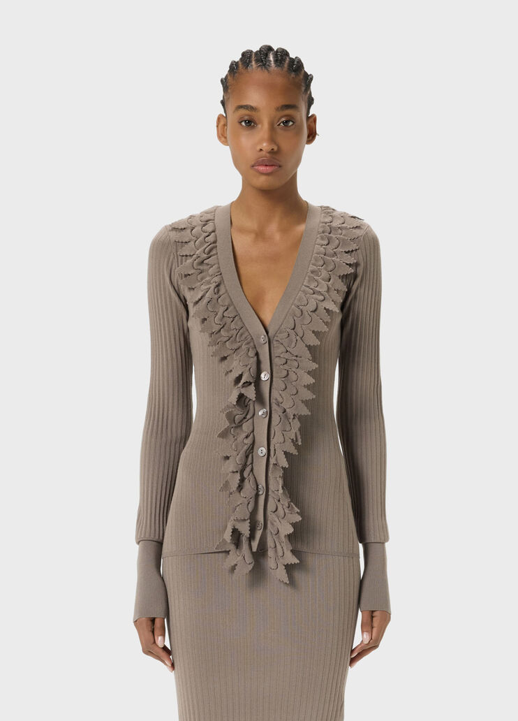 Knit cardigan with ruches  Blumarine - medium