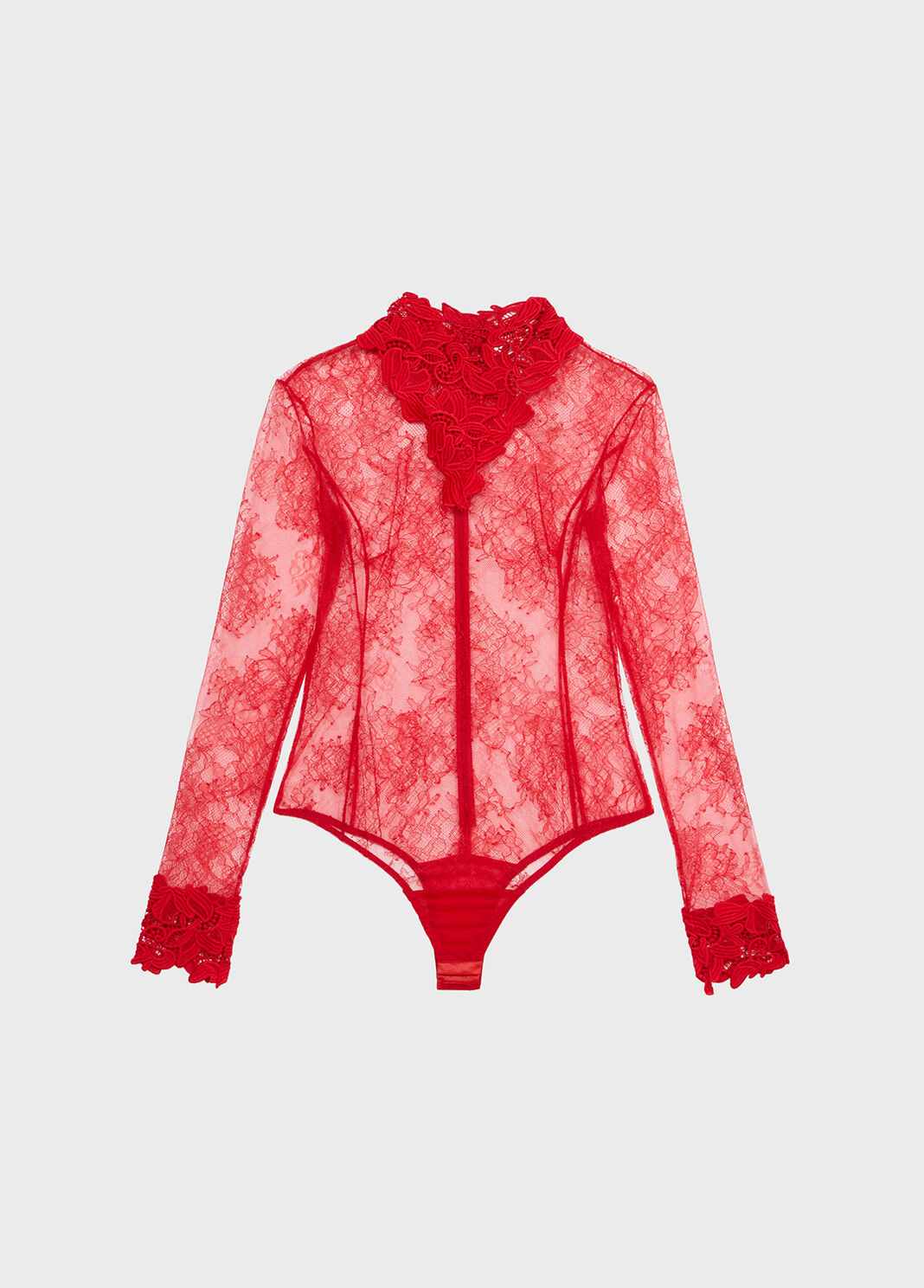 Chantilly lace body with macrame details  Blumarine - large image number 4