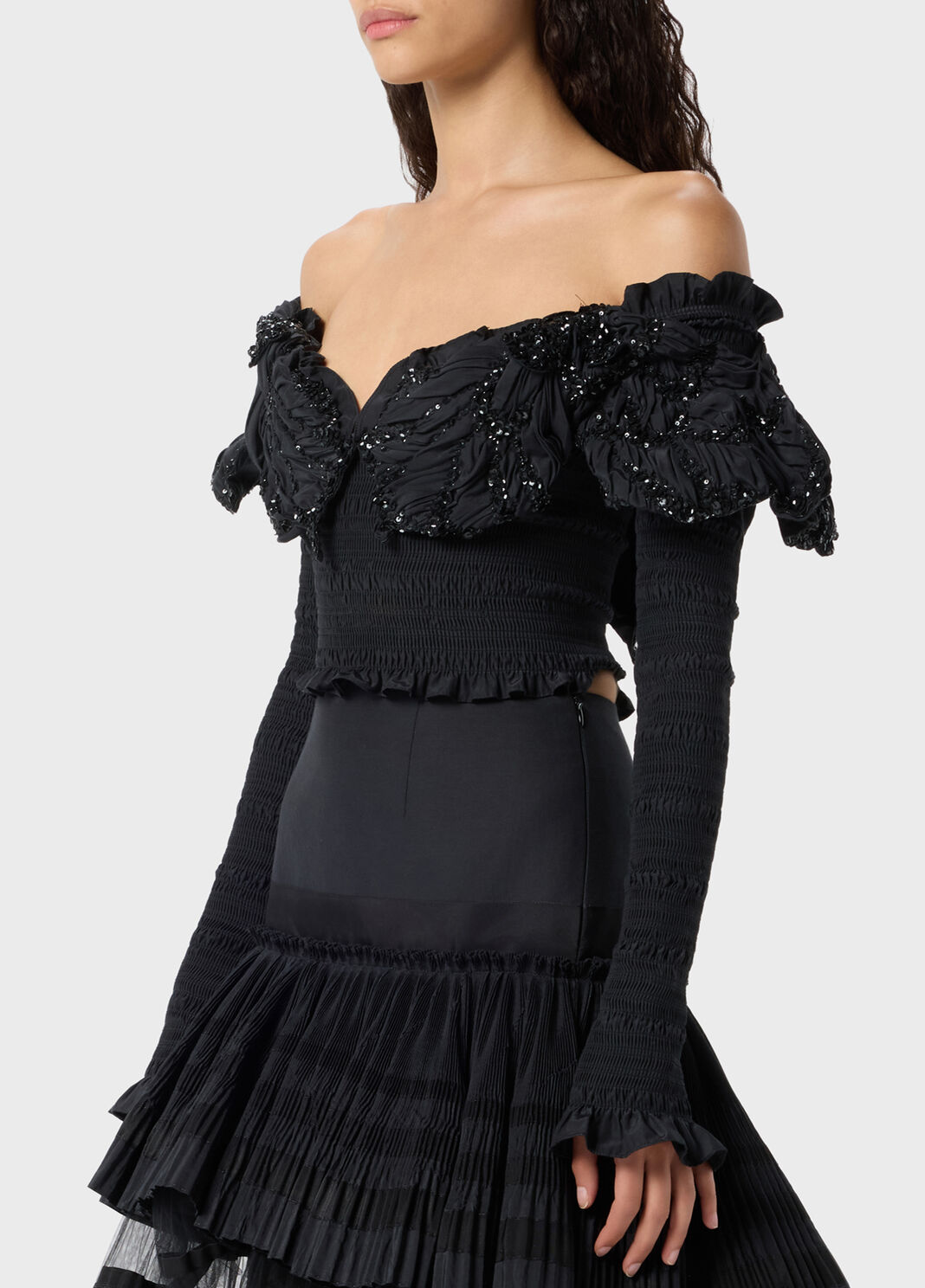 Taffeta Top with Butterflies  Blumarine - large image number 2