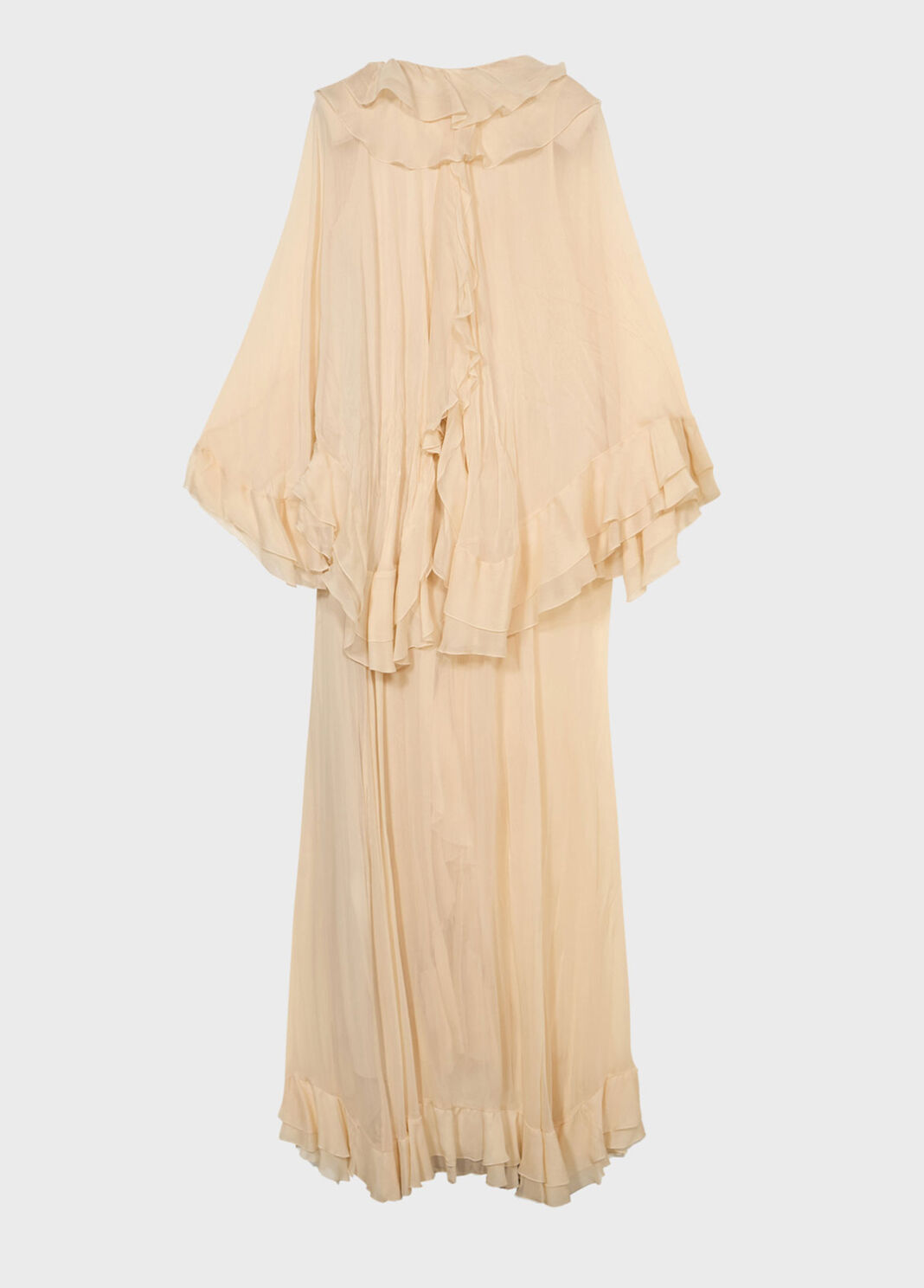 Long crepon dress with flounce  Blumarine - large image number 5