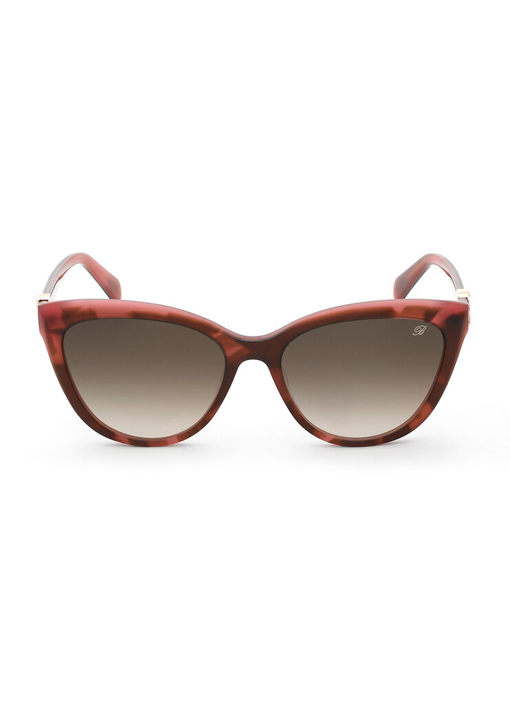 Acetate sunglasses with soft cat-eye front  Blumarine - medium Acetate sunglasses with soft cat-eye front  Blumarine - medium