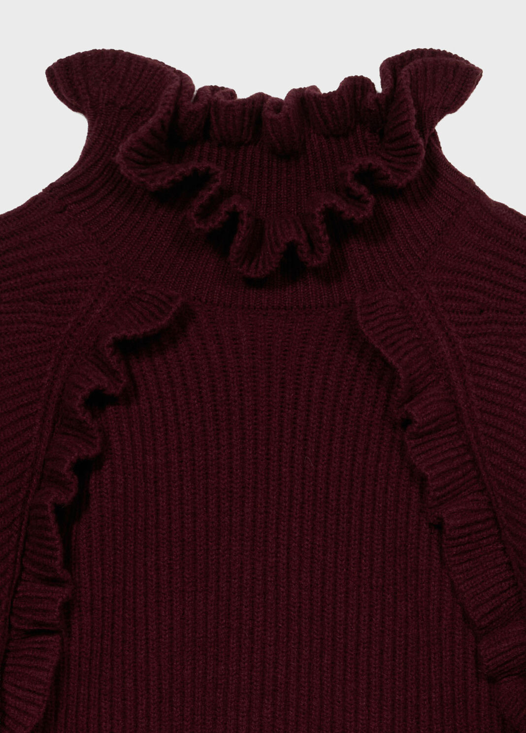Wool cardigan with ruching and flounced detailing  Blumarine - large image number 6