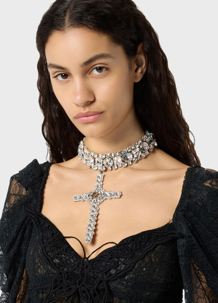 Metal Choker with Settings and Pendant  Blumarine - medium