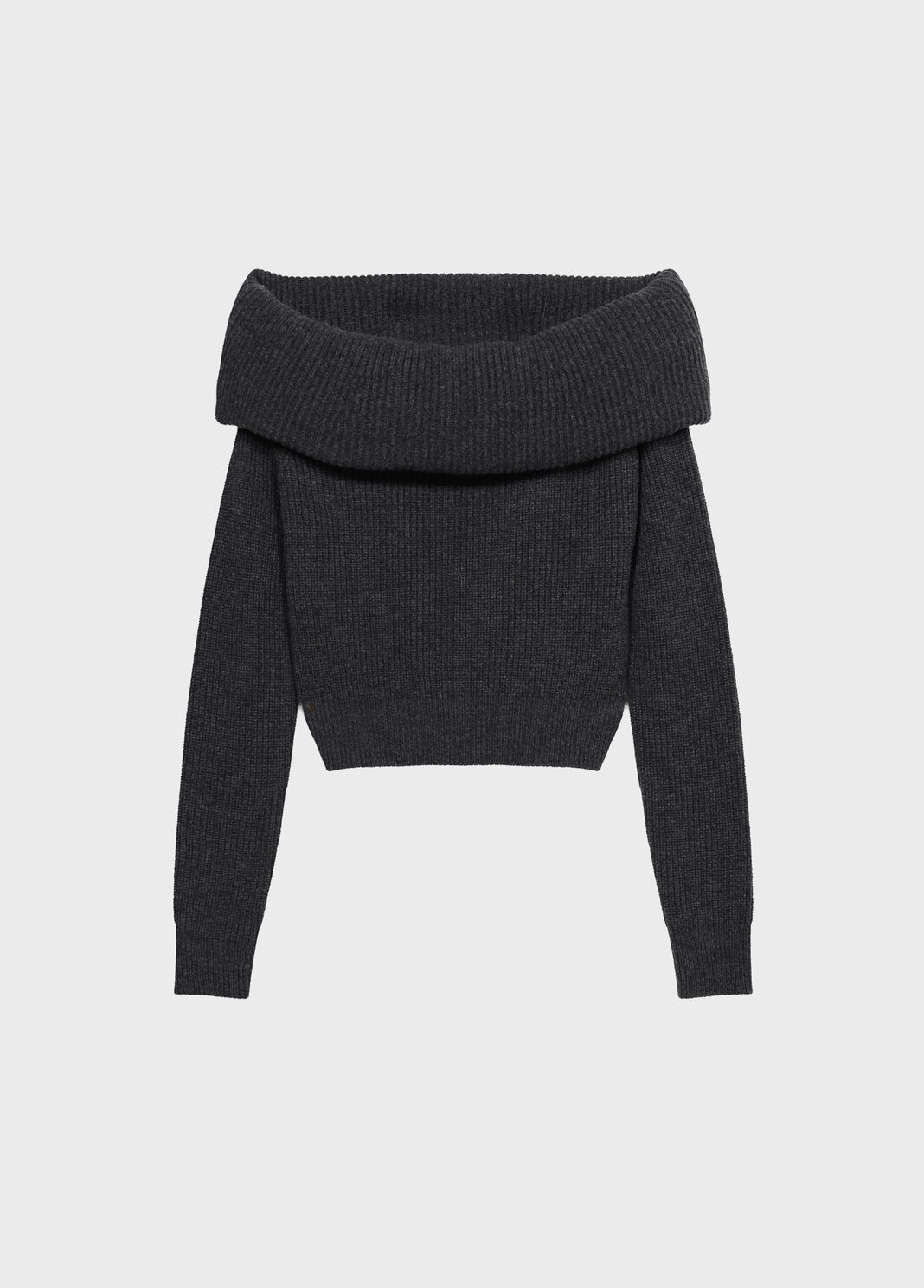 Off-the-shoulder ribbed wool sweater  Blumarine - large image number 4