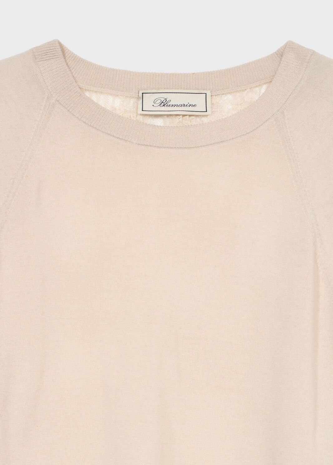 Wool jumper with pleated tulle back  Blumarine - large image number 6