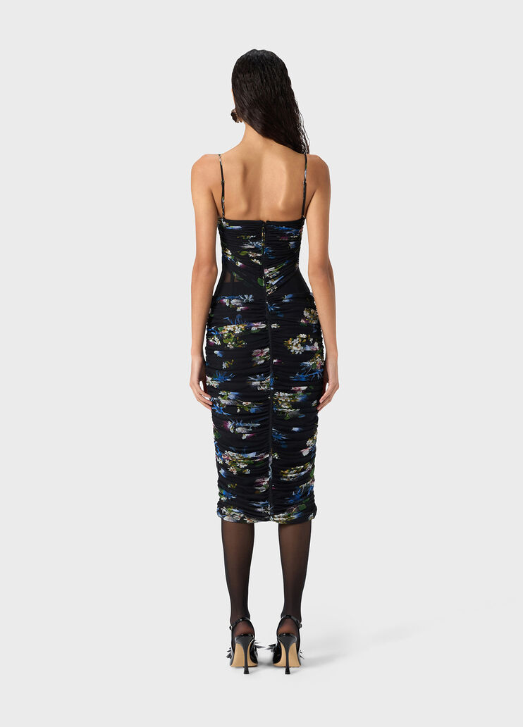 Abito bustier in tulle stampato  Blumarine - large image number 1