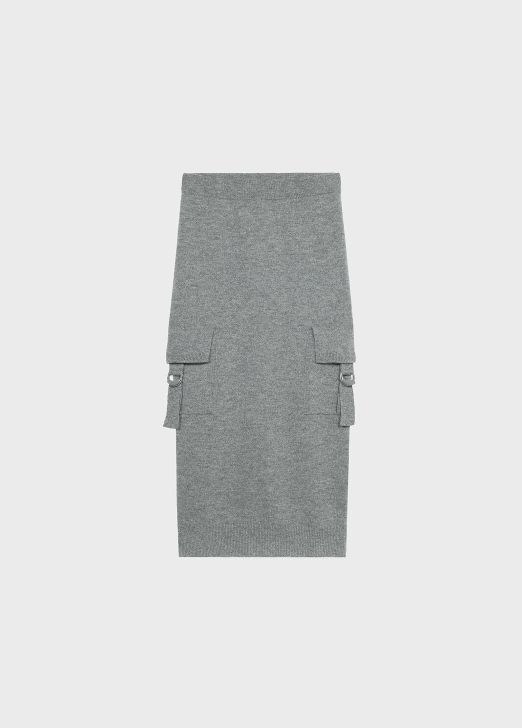 Gestrickter midi-rock mit cargotaschen  Blumarine - large image number 4