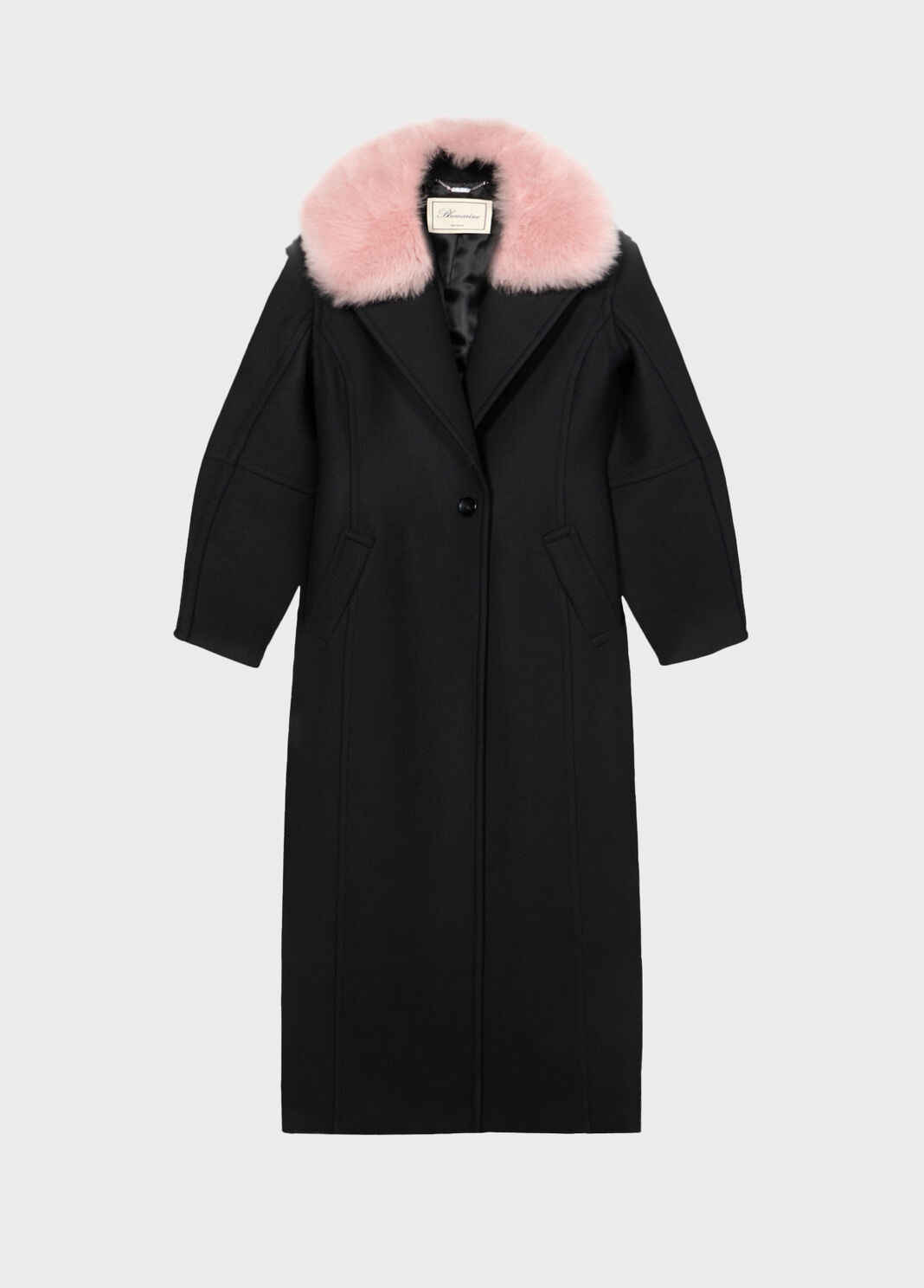 Long coat with faux fur collar  Blumarine - large image number 4