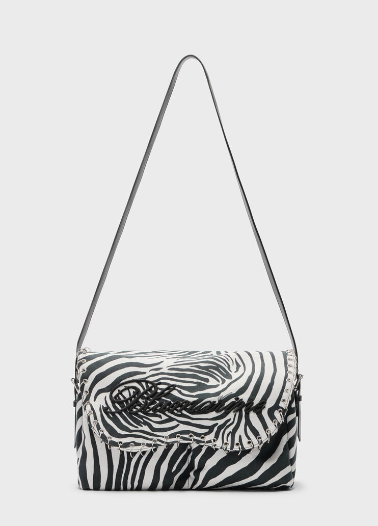 Gro&szlig;e Kurier-Schultertasche aus Canvas  Blumarine - medium