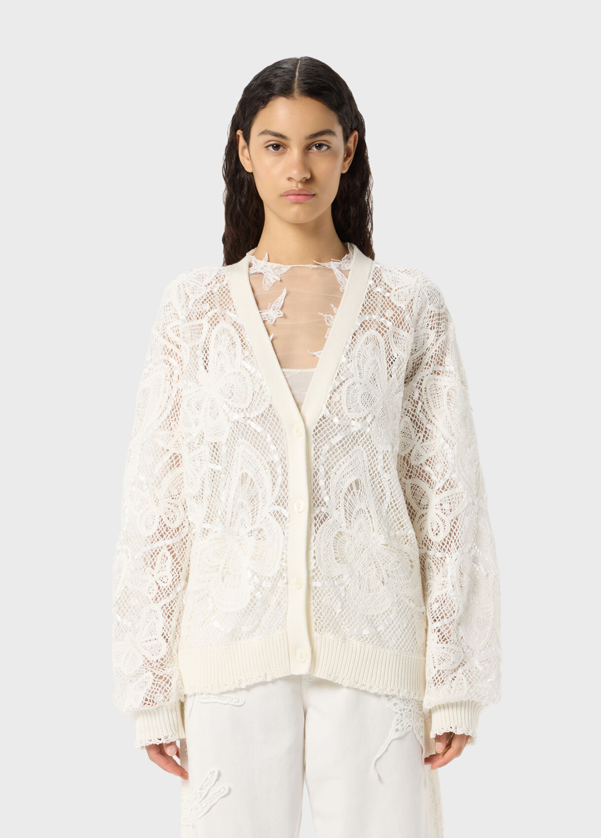 Blumarine 秋冬 アンサンブル 先取 カーディガン 豪華 ミンク