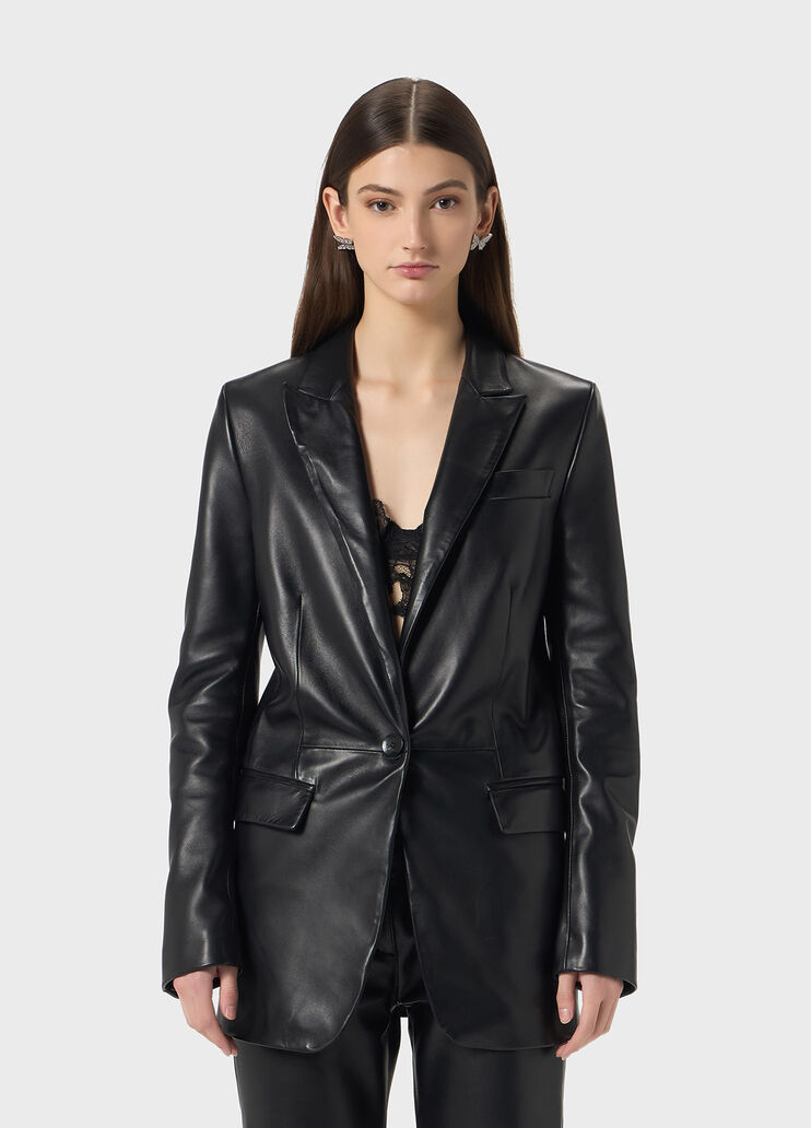 Giacca in pelle plongé  Blumarine - medium