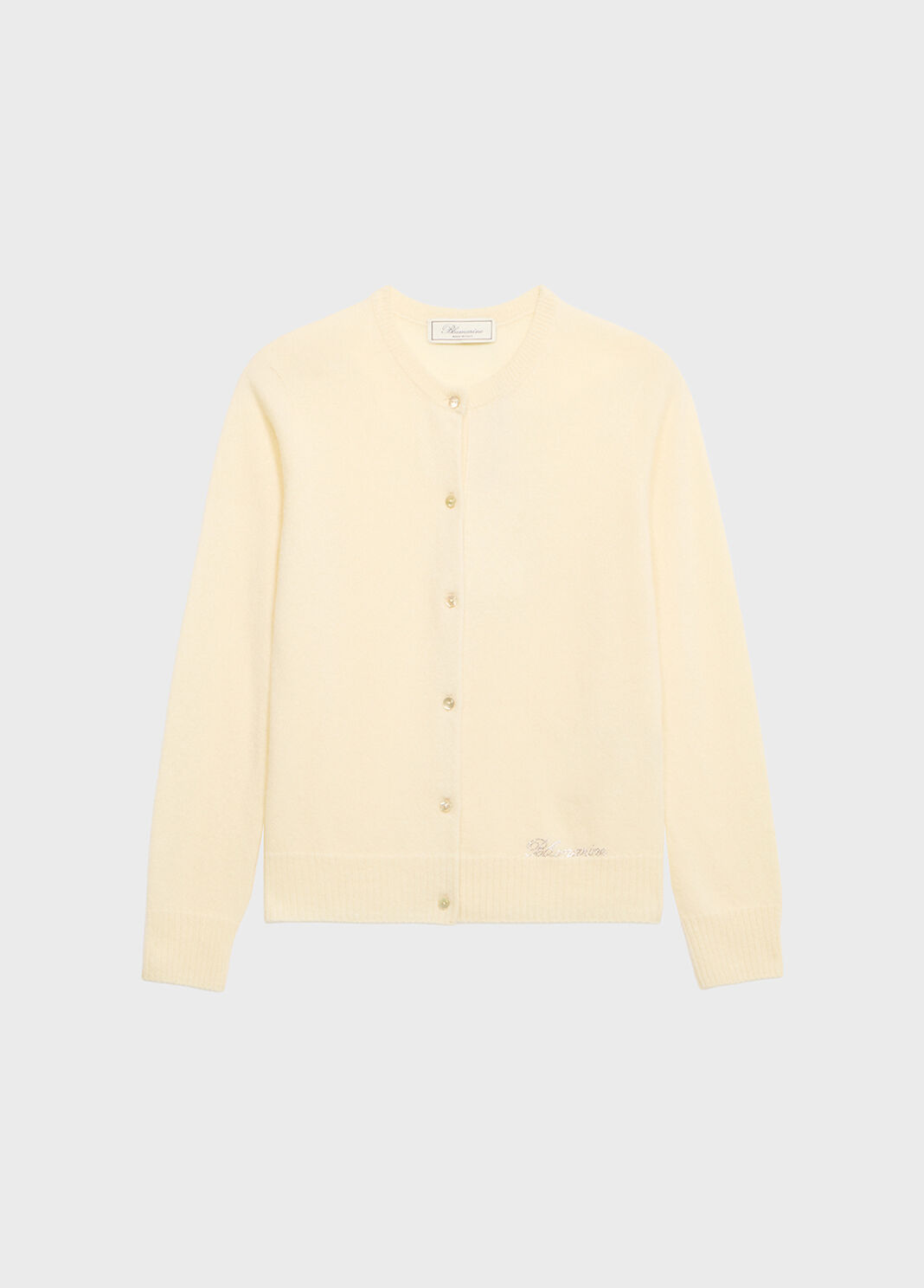 Cashmere cardigan with rhinestone embroidery  Blumarine - large image number 4