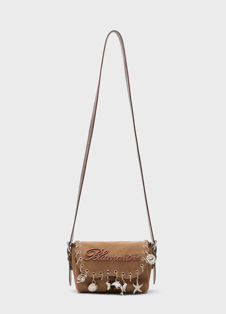 Mini messenger shoulder bag with charm  Blumarine - large image number 0