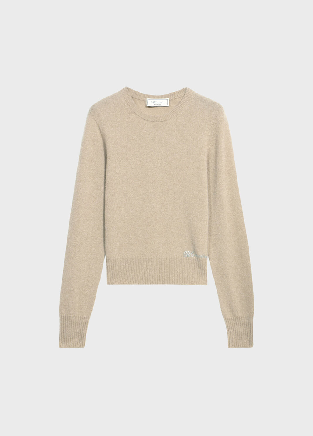 Cashmere jumper with rhinestone embroidery  Blumarine - large image number 4