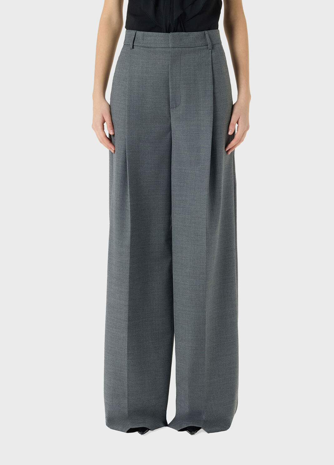 Pantalon palazzo avec pinces  Blumarine - large image number 0